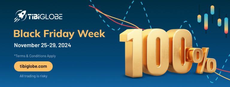 black friday week 100% bonus banner
